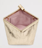 Jimmy Choo metallic leather Ganache clutch bag, UK version