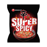 Nongshim Shin Ramyun Red Super Spicy instant noodles, imported from the UK