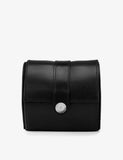 Aspinal of London travel logo-print leather watch box - British product