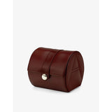 Aspinal of London travel logo-print leather watch box - British product