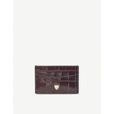 Aspinal of London croc-embossed leather card holder, UK version
