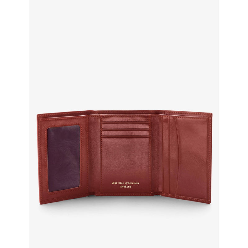 Aspinal of London trifold leather wallet, imported from the UK