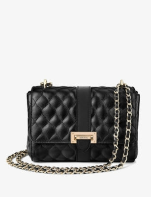Aspinal of London Lottie quilted leather shoulder bag, UK version