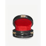 Aspinal of London Hat Box mini croc-embossed leather cross-body bag - British product