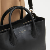 Aspinal of London small leather tote bag - British product
