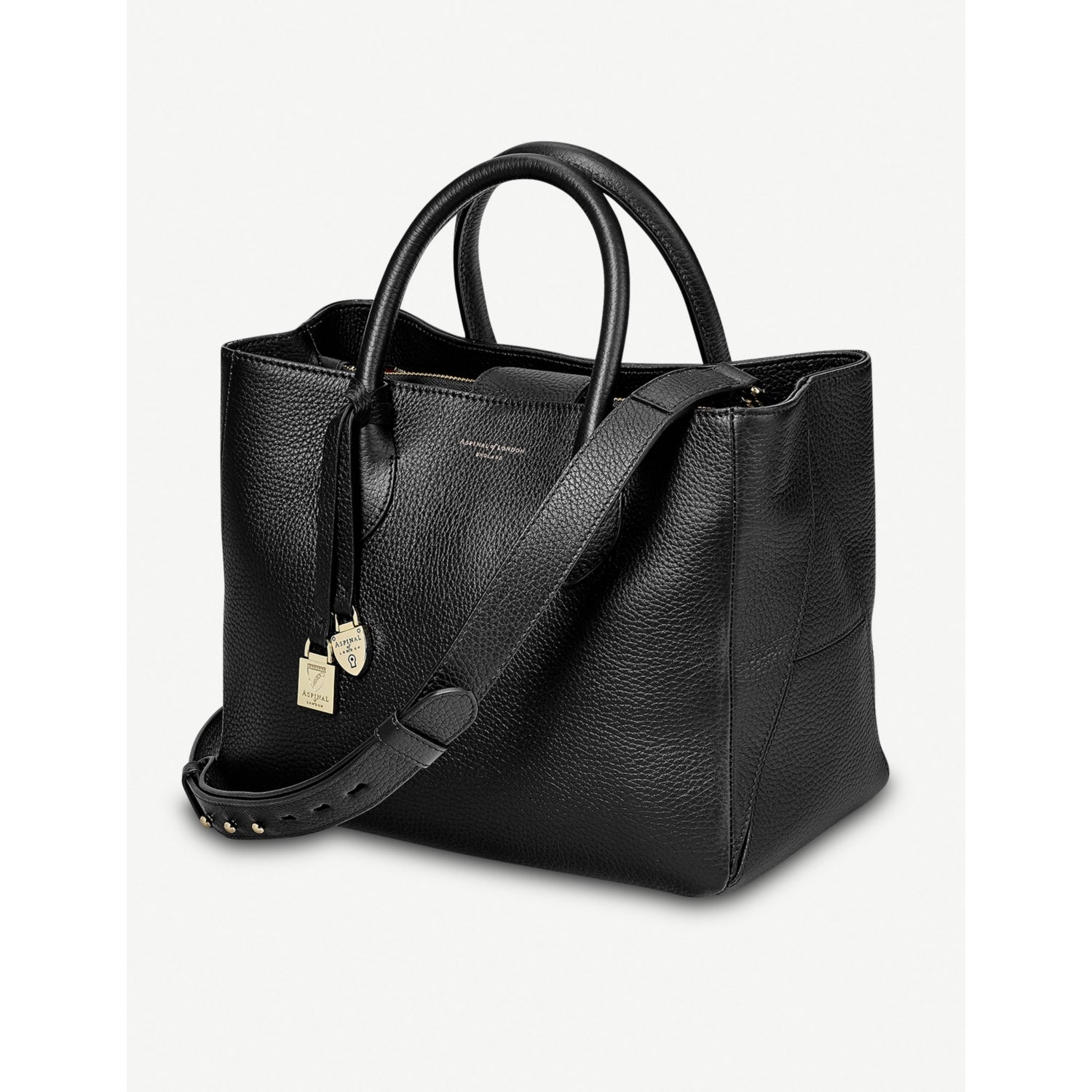 Aspinal of London small leather tote bag - British product
