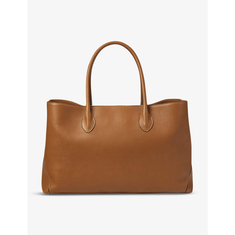Aspinal of London large leather tote bag (British brand)