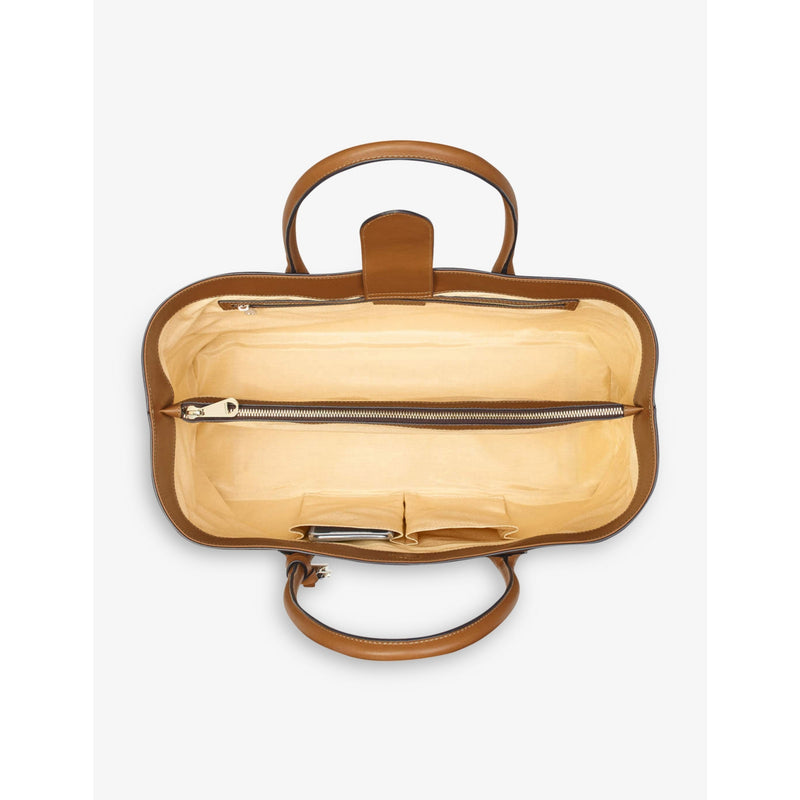 Aspinal of London large leather tote bag (British brand)