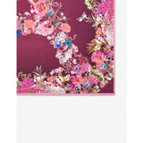 Aspinal of London floral silk scarf, 35in square - British product