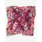 Aspinal of London floral silk scarf, 35in square - British product