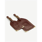 Aspinal of London logo-print luggage tag set of two - British product