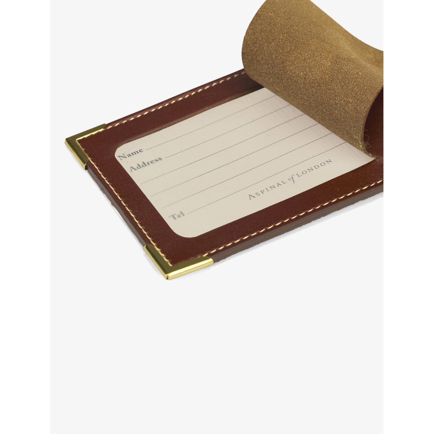 Aspinal of London logo-print luggage tag set of two - British product