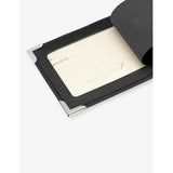 Aspinal of London logo-print leather luggage tags, large and small - British product