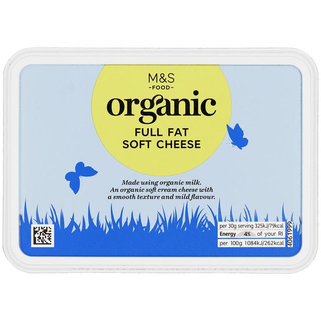 M&S Organic Full Fat Soft Cheese   250g GOODS M&S   