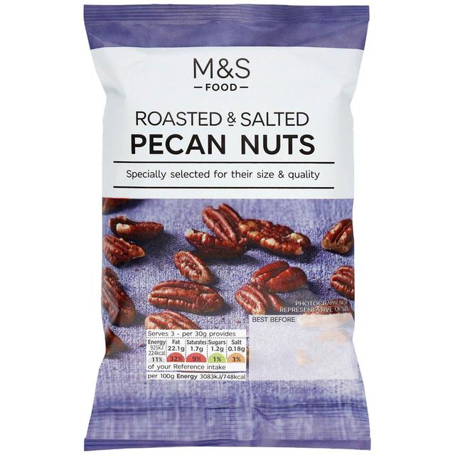 M&S Roasted & Salted Pecans   100g