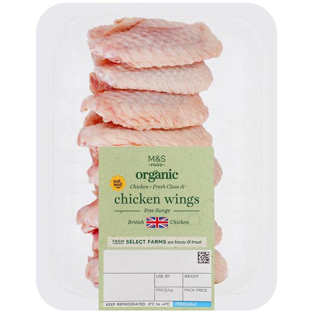 M&S Organic British Chicken Wings   400g GOODS M&S   