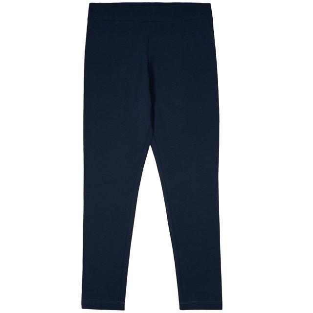 M&S Cotton Stretch Leggings 7-12 Years Navy GOODS M&S   