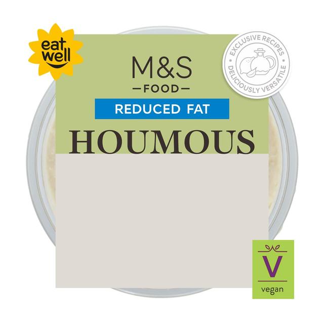 M&S Reduced Fat Houmous with Extra Virgin Olive Oil   230g