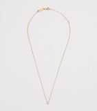 Harrods yellow gold diamond pendant necklace 0.50ct, imported from the UK