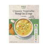 M&S Creamy Vegetable Cup Soup   4 x 22g GOODS M&S   