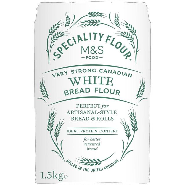 M&S Canadian Very Strong White Bread Flour   1.5kg GOODS M&S   