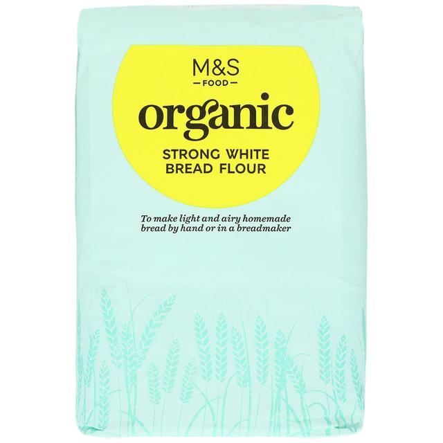 M&S Organic Strong White Bread Flour   1.5kg