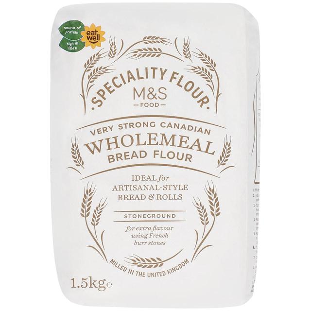 M&S Canadian Very Strong Wholemeal Bread Flour   1.5kg