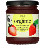 M&S Organic Fairtrade Strawberry Conserve   340g GOODS M&S   