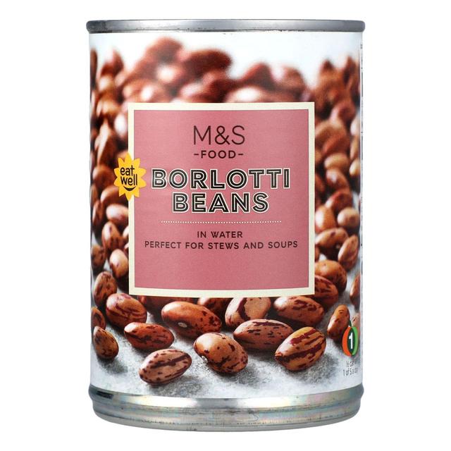 M&S Borlotti Beans in Water   400g GOODS M&S   