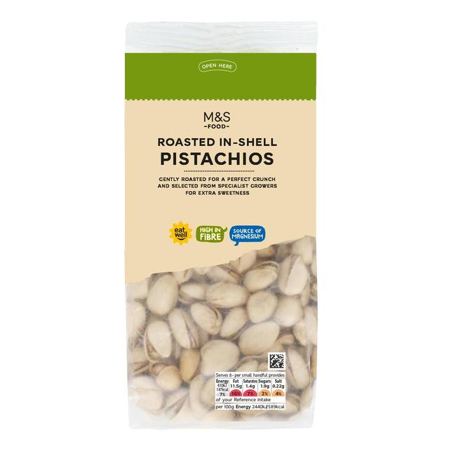 M&S Roasted Pistachios Nuts   400g GOODS M&S   