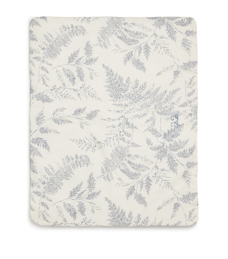 Tartine et Chocolat linen-cotton patterned blanket (British brand)