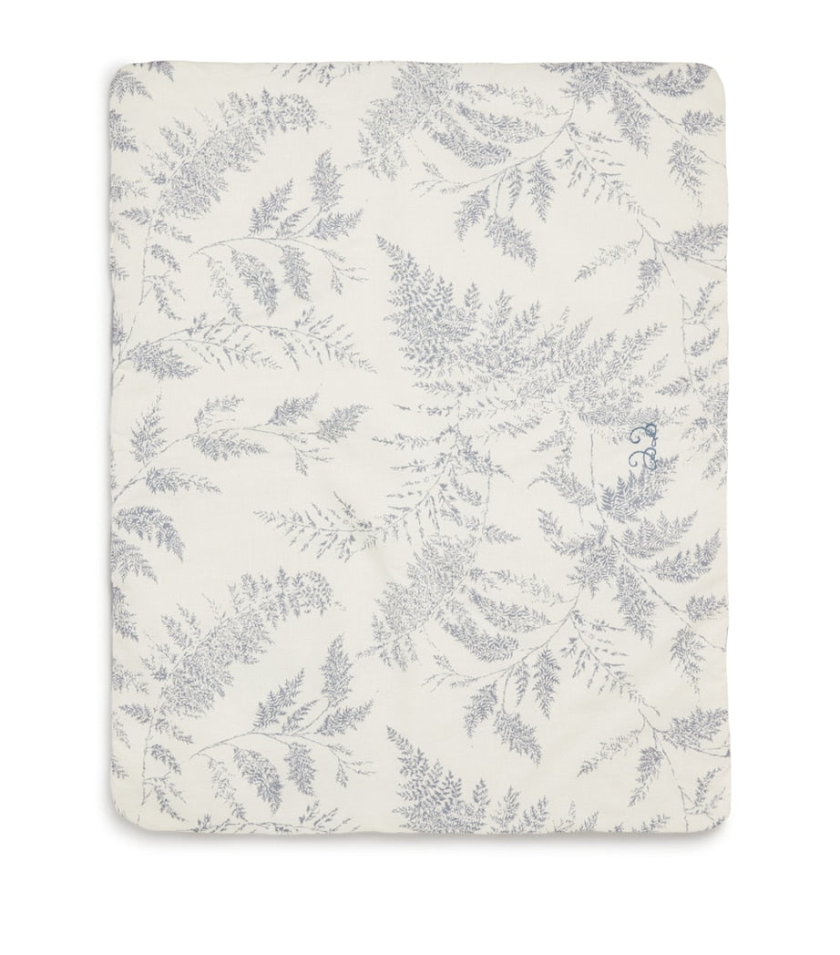 Tartine et Chocolat linen-cotton patterned blanket (British brand)