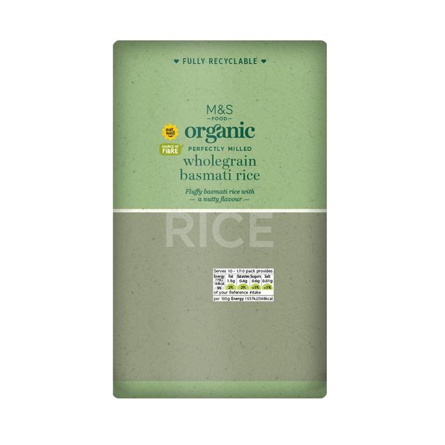 M&S Organic Wholegrain Basmati Rice   500g GOODS M&S   