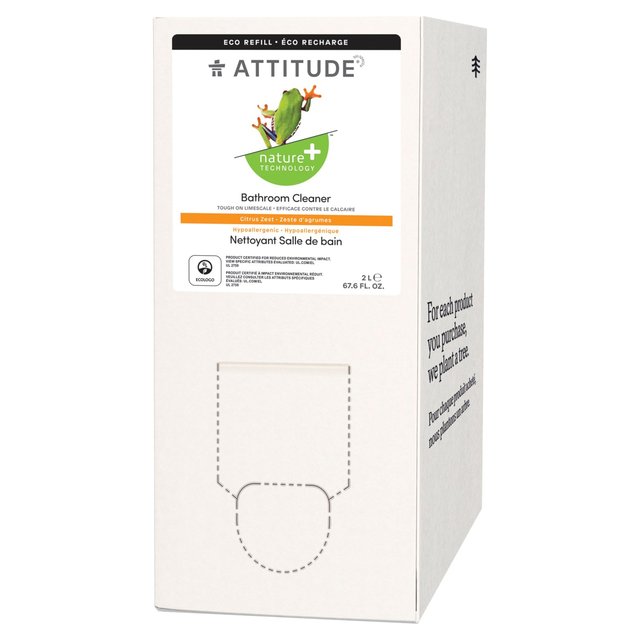 Attitude Bulk to Go Bathroom Cleaner Citrus Zest   2L GOODS M&S   