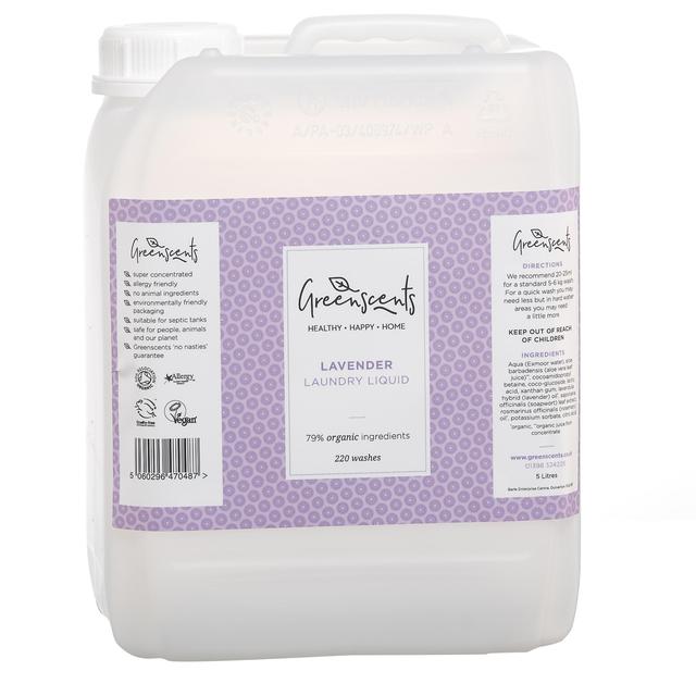 Greenscents Laundry Liquid Lavender   5L GOODS M&S   