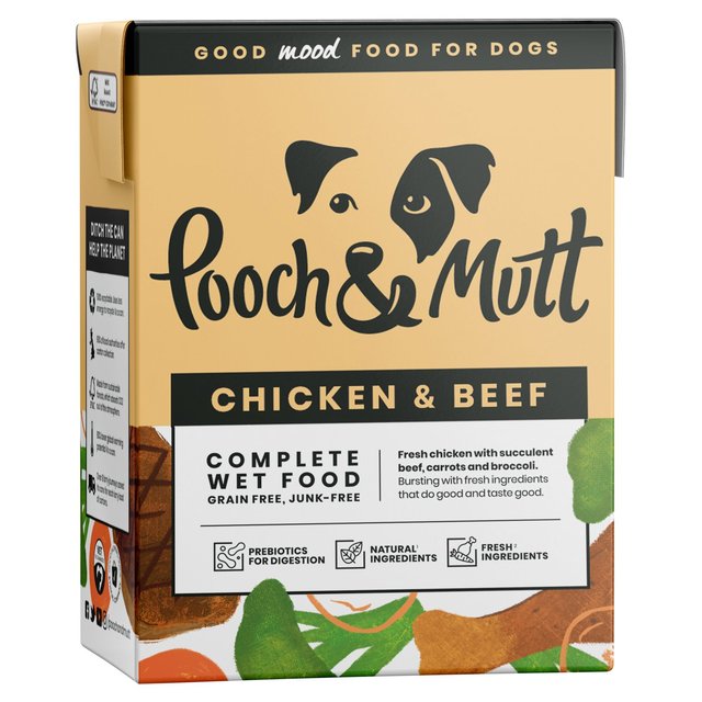 Pooch & Mutt Chicken with Beef Wet Food   375g