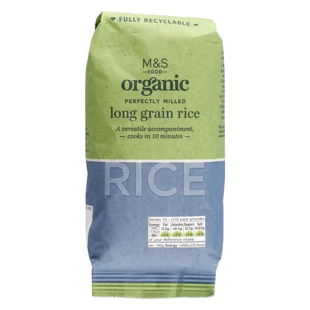 M&S Organic Long Grain Rice   500g