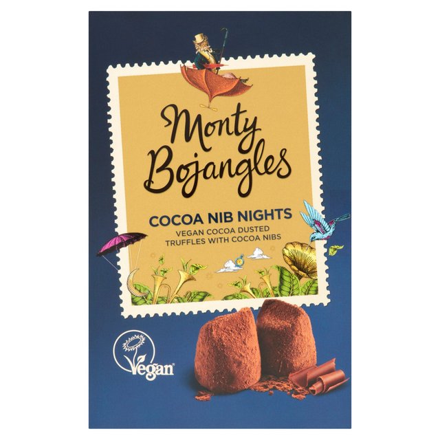 Monty Bojangles Cocoa Nib Nights Vegan Truffles   180g