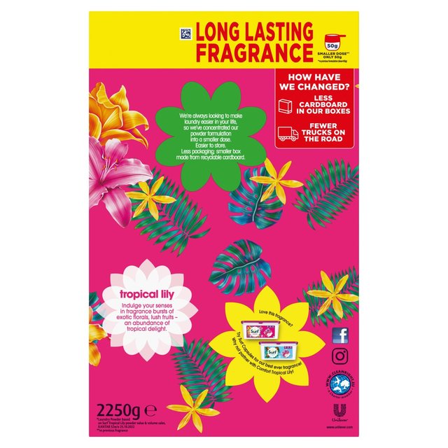 Surf Washing Powder Tropical Lily & Ylang-Ylang 45 Wash   2.25kg