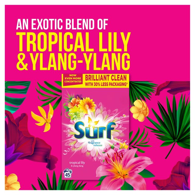 Surf Washing Powder Tropical Lily & Ylang-Ylang 45 Wash   2.25kg GOODS M&S   