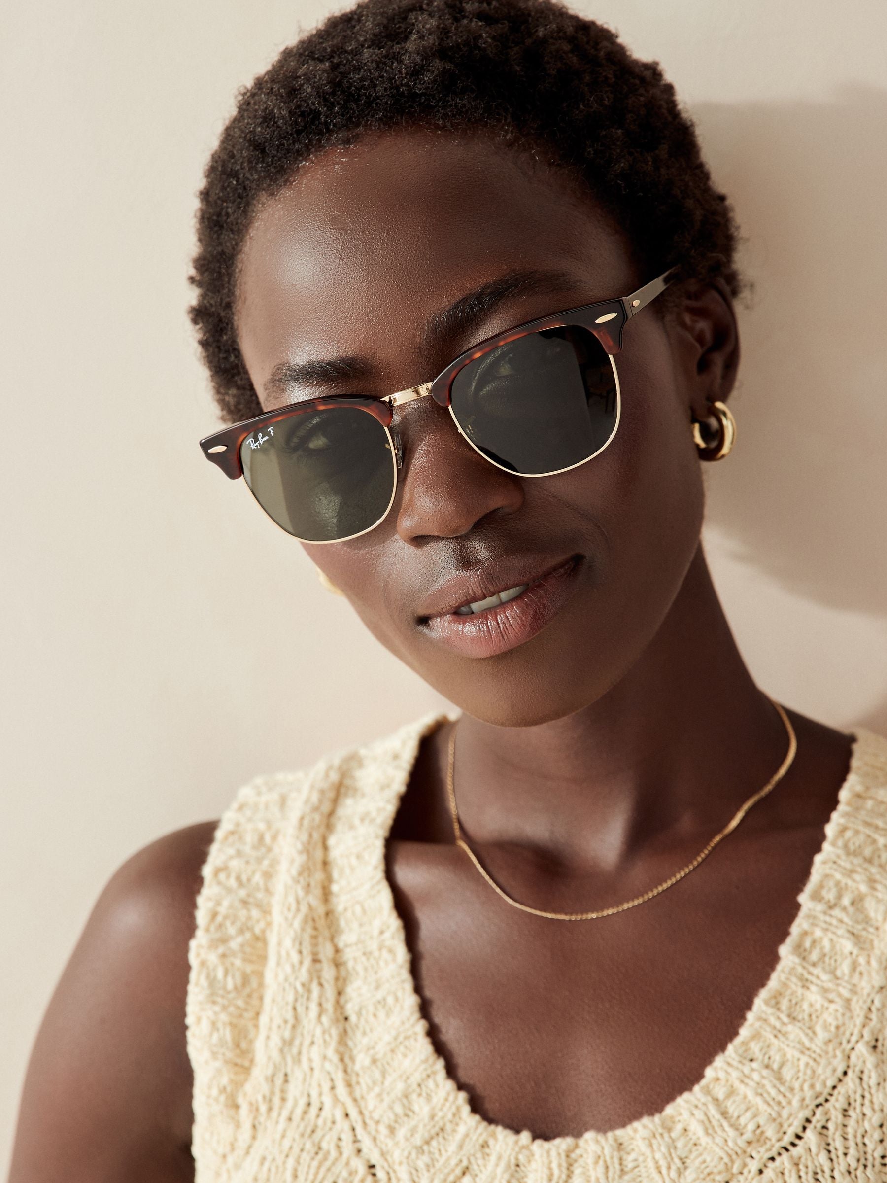 Ray-Ban Clubmaster Brown polarized sunglasses, UK version