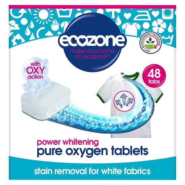 Ecozone Pure Oxygen Whitener Tablets    48 per pack GOODS M&S   