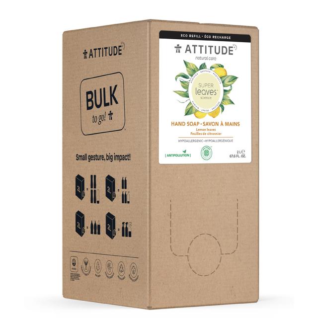 Attitude Bulk to Go Handsoap - Lemon Leaves   2L GOODS M&S   