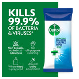 Dettol Antibacterial Multi Surface Cleaning Wipes   72 per pack GOODS M&S   