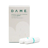 DAME Organic Cotton Tampons Super   14 per pack GOODS M&S   