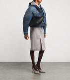Lemaire Croissant shoulder bag in grained leather (British brand)