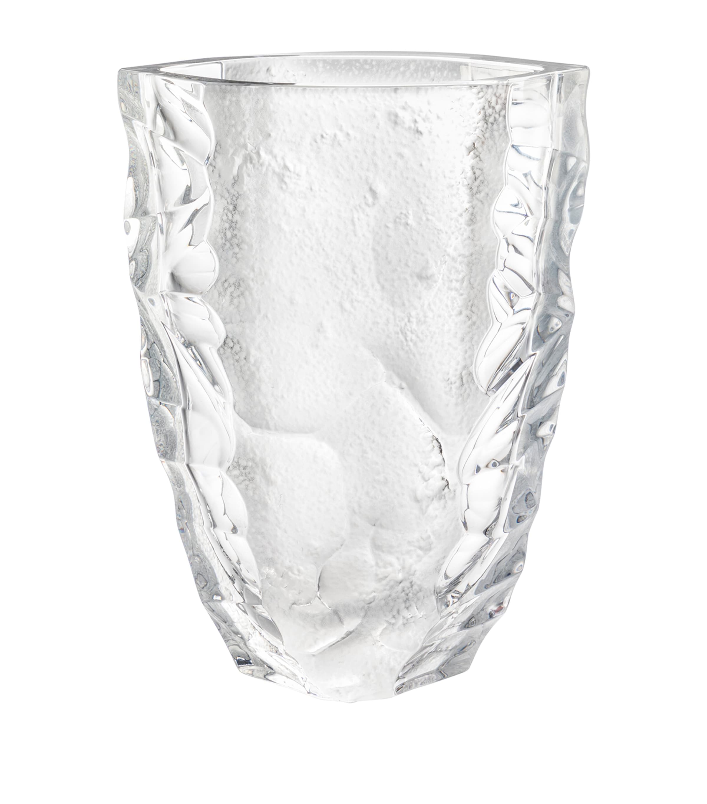 Lalique Silex vase 14cm, UK version
