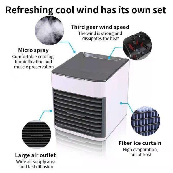 Leaper portable USB air cooler mini cooling fan - British product