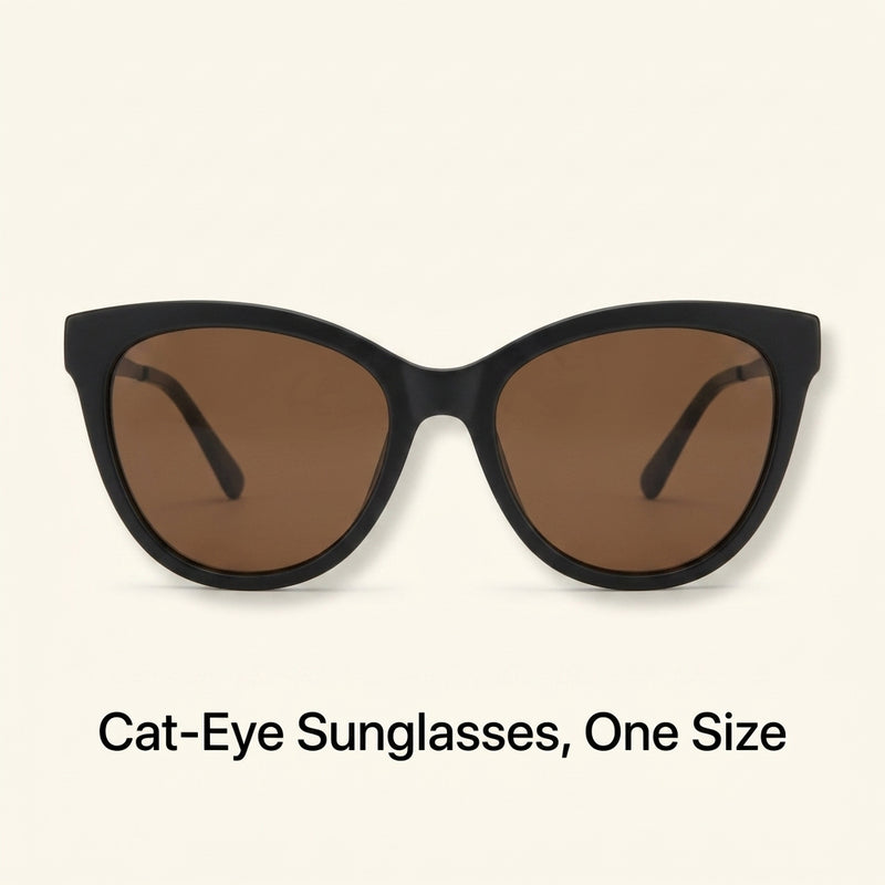 Alexander McQueen braune, getönte Katzenaugen-Sonnenbrille, UK-Version