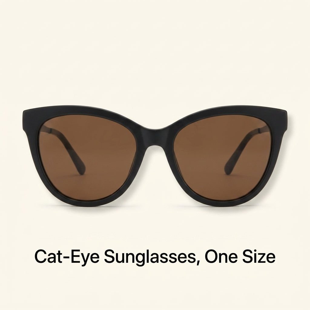 Alexander McQueen braune, getönte Katzenaugen-Sonnenbrille, UK-Version